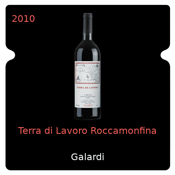 Galardi Terra di Lavoro Roccamonfina 2010