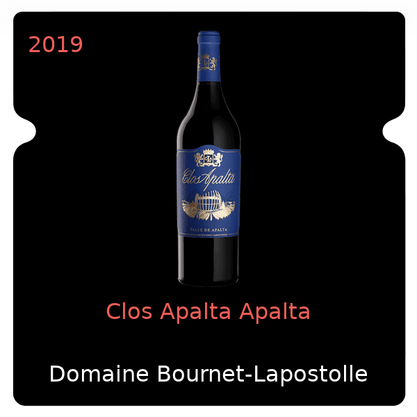 Bournet-Lapostolle Clos Apalta Apalta 2019
