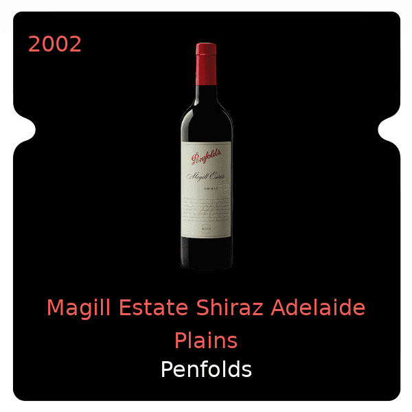 Penfolds Magill Estate Shiraz Adelaide Plains 2002