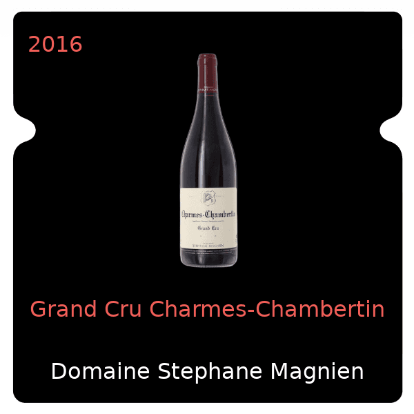 Stephane Magnien Grand Cru Charmes-Chambertin 2016