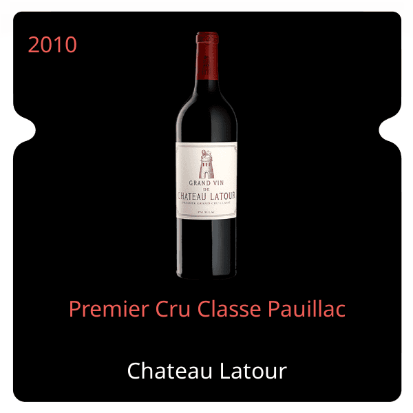 Latour Premier Cru Classe Pauillac 2010