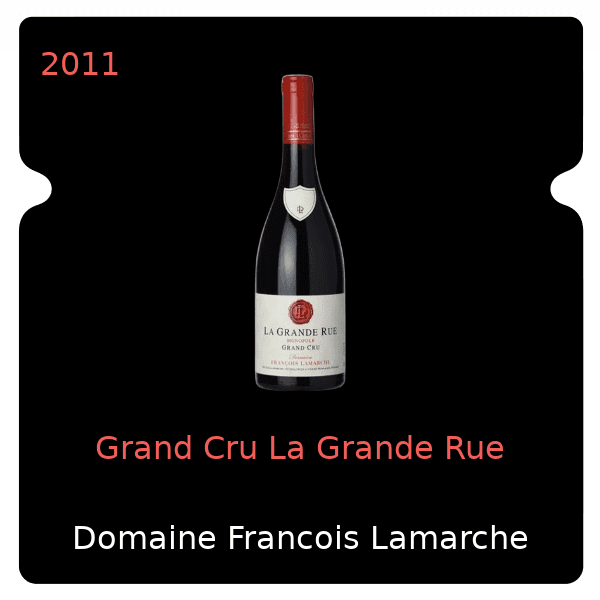 Nicole Lamarche Grand Cru La Grande Rue 2011