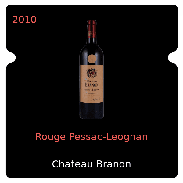 Branon Rouge Pessac-Leognan 2010