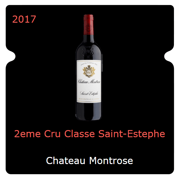 Montrose 2eme Cru Classe Saint-Estephe 2017
