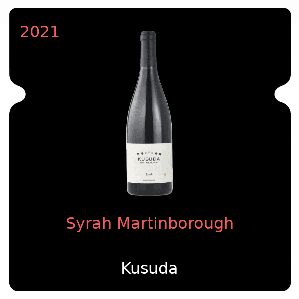 Kusuda Syrah Martinborough 2021