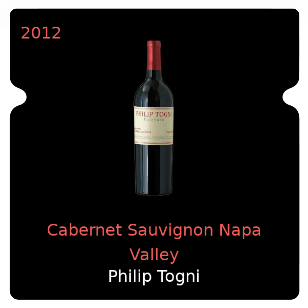 Philip Togni Cabernet Sauvignon Napa Valley 2012