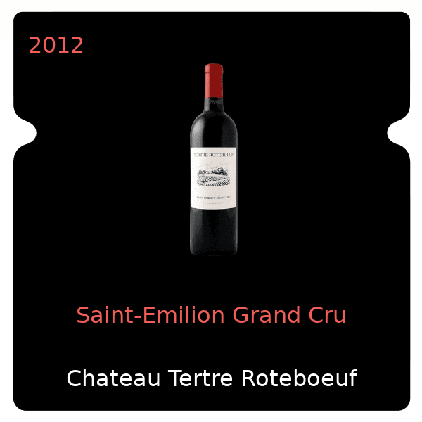 Tertre Roteboeuf Saint-Emilion Grand Cru 2012