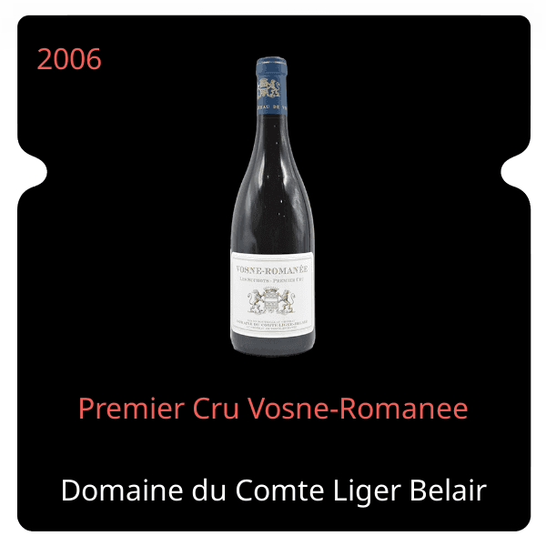 Comte Liger Belair Premier Cru Vosne-Romanee 2006