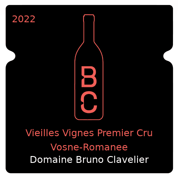 Bruno Clavelier Vieilles Vignes Premier Cru Vosne-Romanee 2022