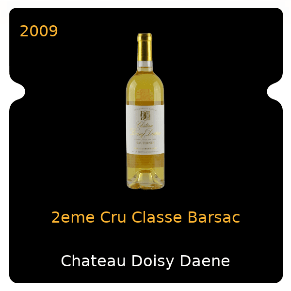 Doisy-Vedrines 2eme Cru Classe Barsac 2009