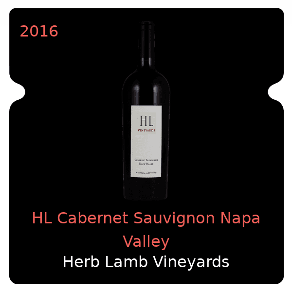 Herb Lamb Vineyards HL Cabernet Sauvignon Napa Valley 2016