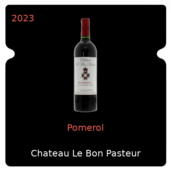 Bon Pasteur Pomerol 2023