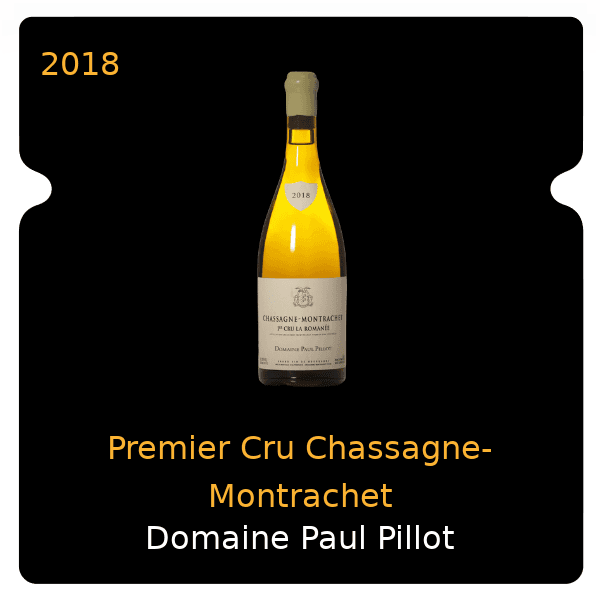 Paul Pillot Premier Cru Chassagne-Montrachet 2018