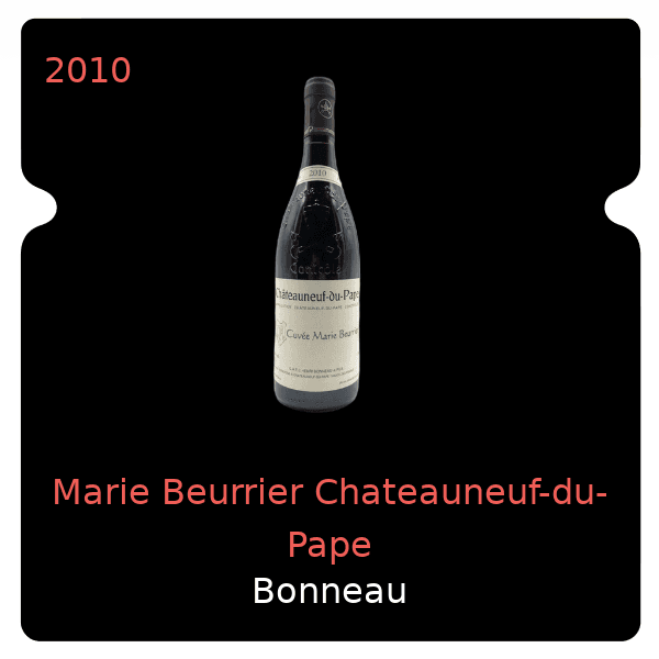 Bonneau Marie Beurrier Chateauneuf-du-Pape 2010