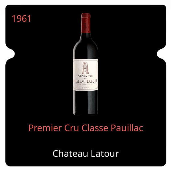 Latour Premier Cru Classe Pauillac 1961