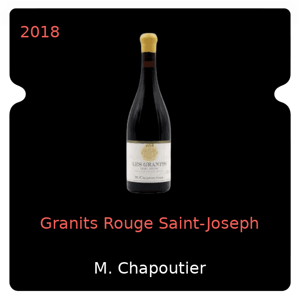 M. Chapoutier Granits Rouge Saint-Joseph 2018