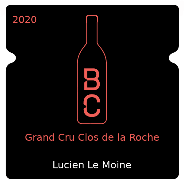 Lucien Le Moine Grand Cru Clos de la Roche 2020