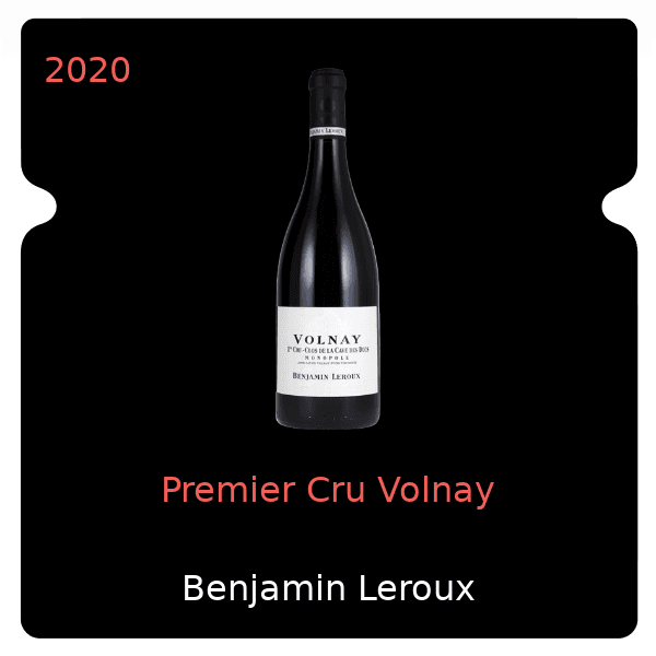 Benjamin Leroux Premier Cru Volnay 2020