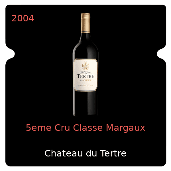 Tertre 5eme Cru Classe Margaux 2004