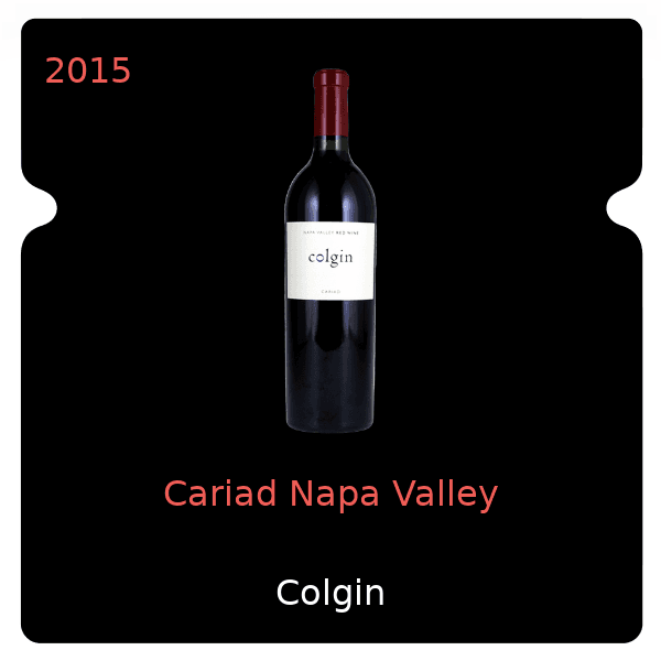 Colgin Cellars Cariad Napa Valley 2015