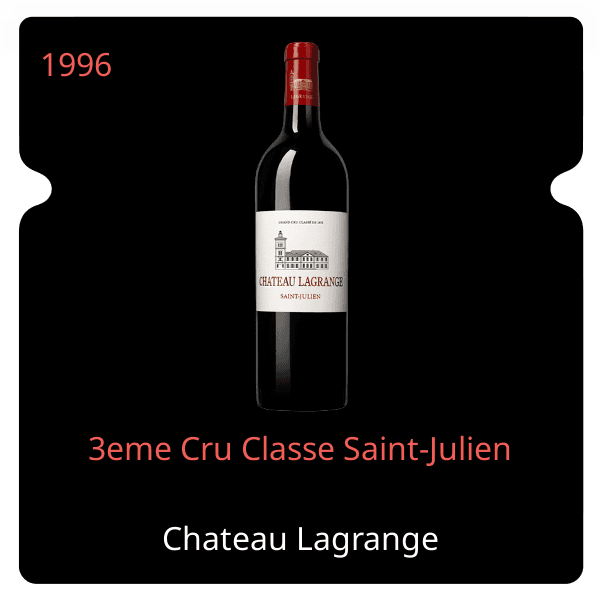 Lagrange 3eme Cru Classe Saint-Julien 1996
