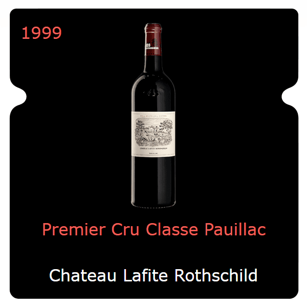 Lafite Rothschild Premier Cru Classe Pauillac 1999