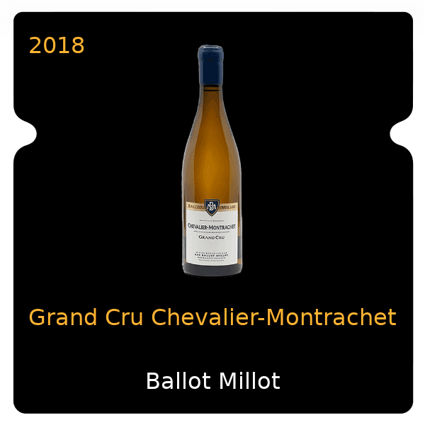 Ballot Millot Grand Cru Chevalier-Montrachet 2018