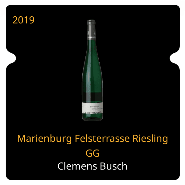 Clemens Busch Marienburg Felsterrasse Riesling GG 2019