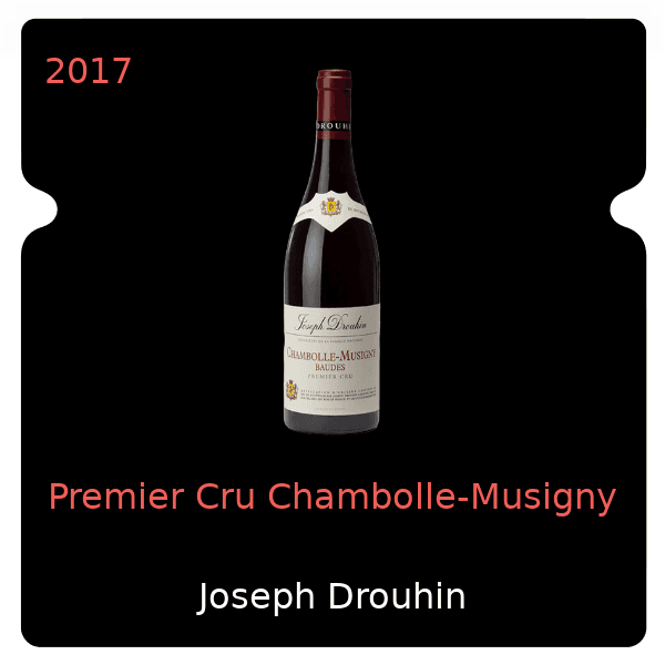Joseph Drouhin Premier Cru Chambolle-Musigny 2017