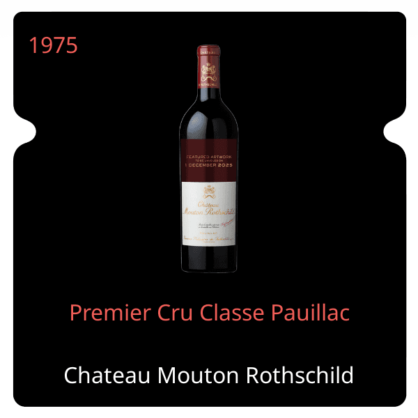 Mouton Rothschild Premier Cru Classe Pauillac 1975