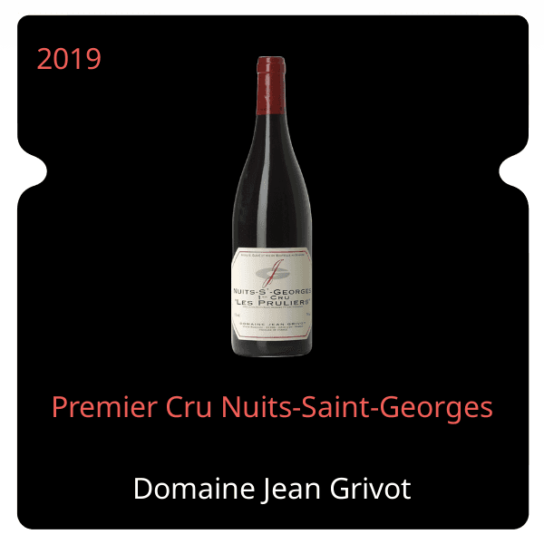 Jean Grivot Premier Cru Nuits-Saint-Georges 2019