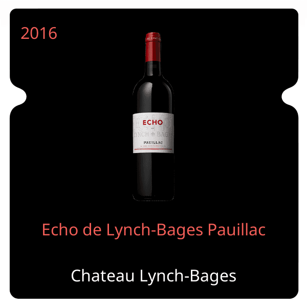 Lynch-Bages Echo de Lynch-Bages Pauillac 2016