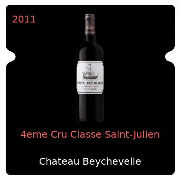Beychevelle 4eme Cru Classe Saint-Julien 2011