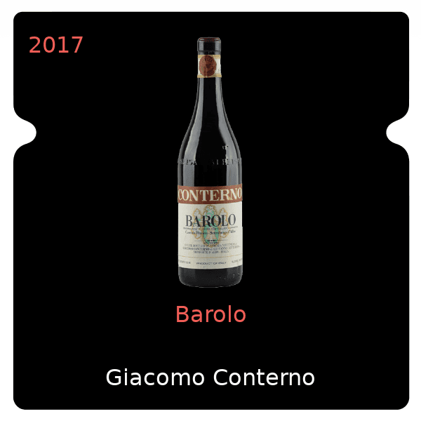 Giacomo Conterno Barolo 2017