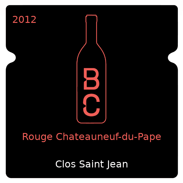 Saint Jean Rouge Chateauneuf-du-Pape 2012