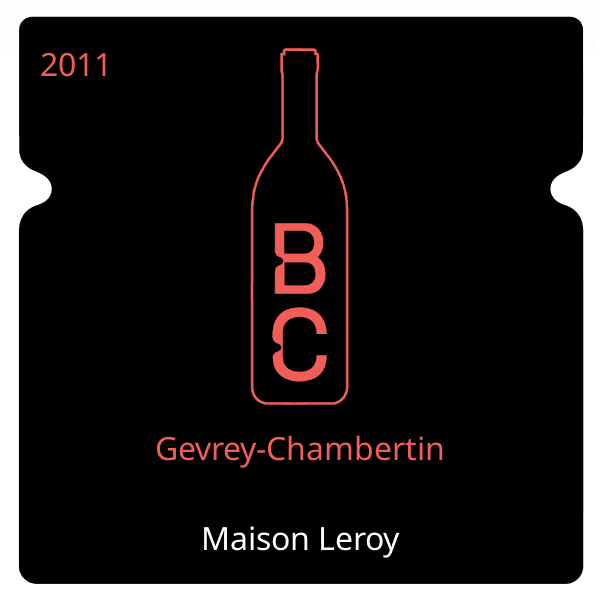 Leroy Gevrey-Chambertin 2011
