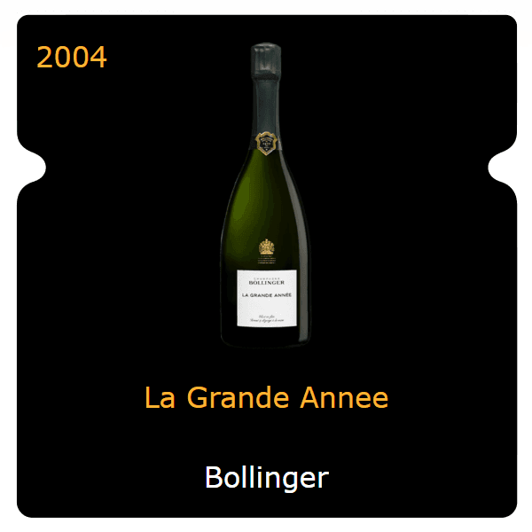 Bollinger La Grande Annee 2004