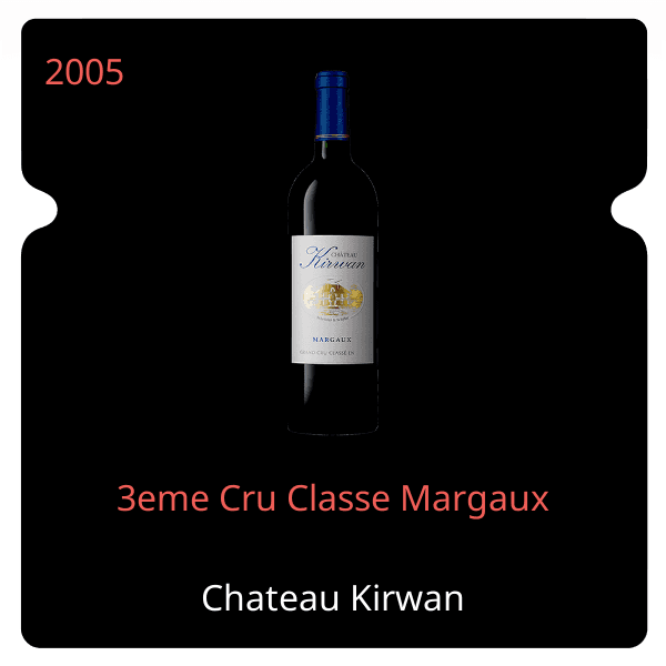 Kirwan 3eme Cru Classe Margaux 2005