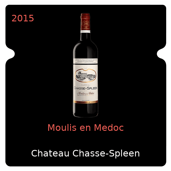 Chasse-Spleen Moulis en Medoc 2015