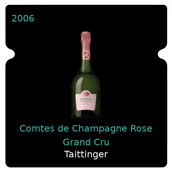 Taittinger Comtes de Champagne Rose Grand Cru 2006