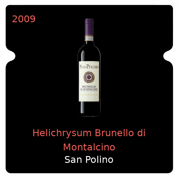 San Polino Helichrysum Brunello di Montalcino 2009