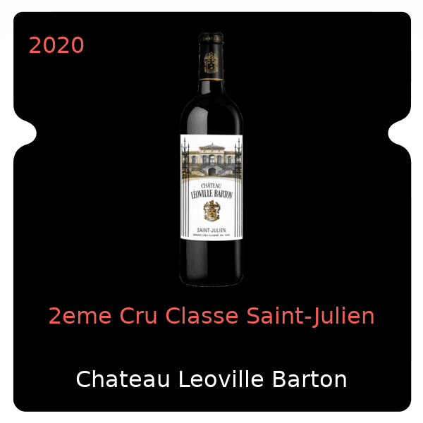 Leoville Barton 2eme Cru Classe Saint-Julien 2020
