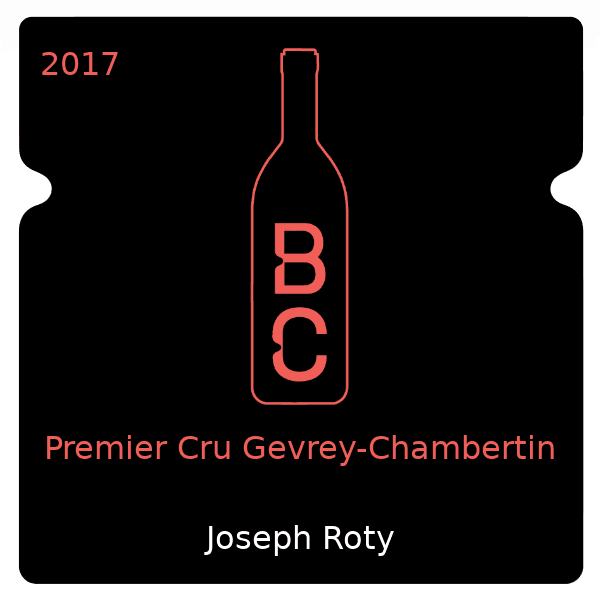 Joseph Roty Premier Cru Gevrey-Chambertin 2017