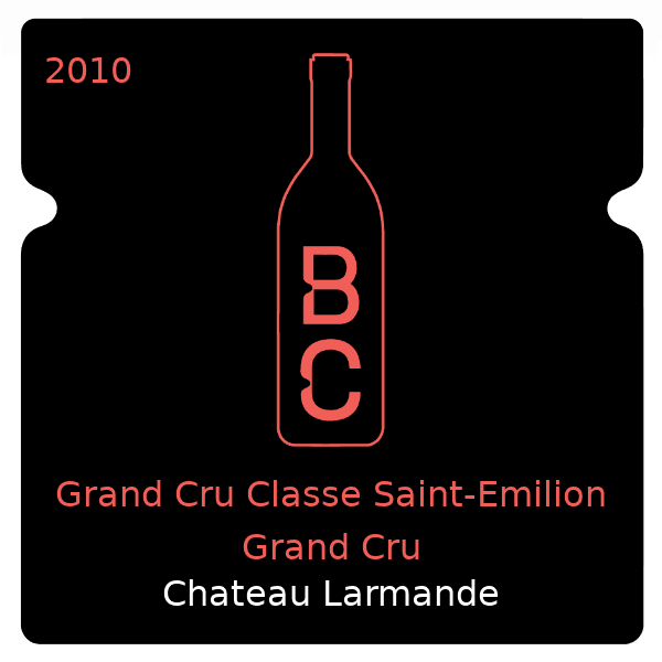 Meursault Grand Cru Classe Saint-Emilion Grand Cru 2010