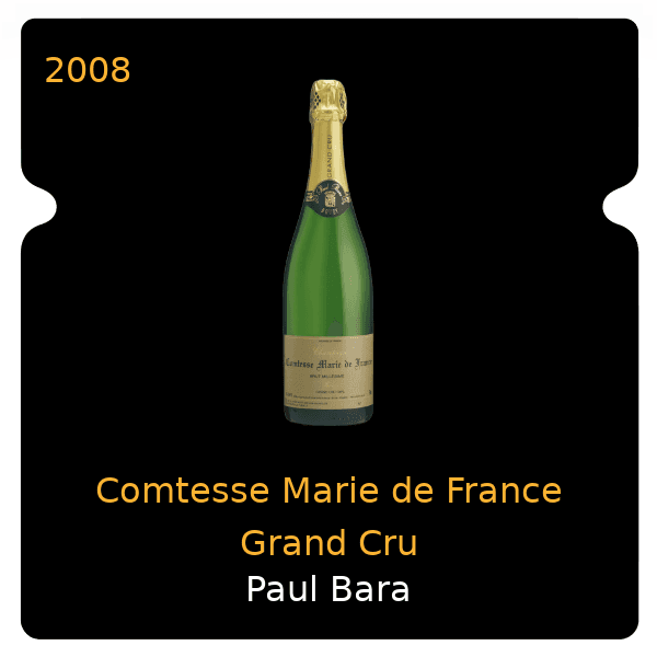 Paul Bara Comtesse Marie de France Grand Cru 2008