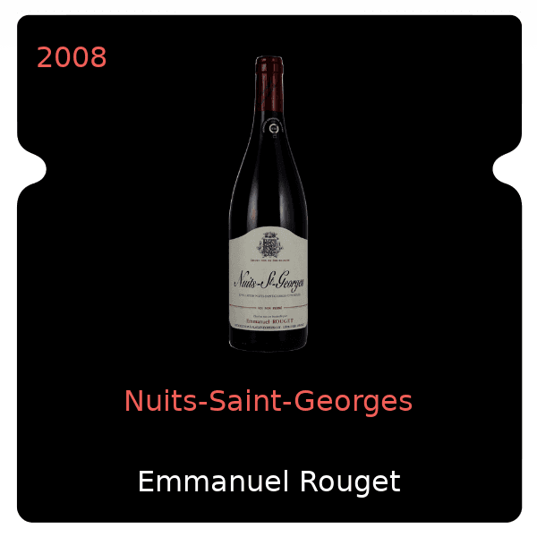 Emmanuel Rouget Nuits-Saint-Georges 2008