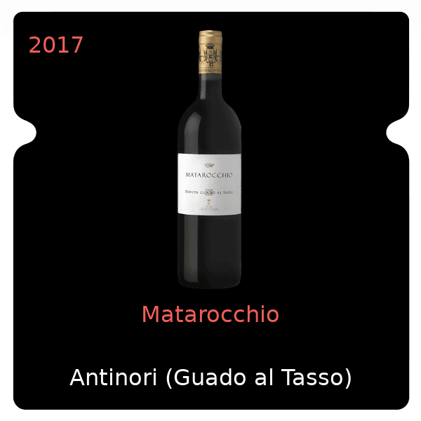 Antinori (Guado al Tasso) Matarocchio 2017