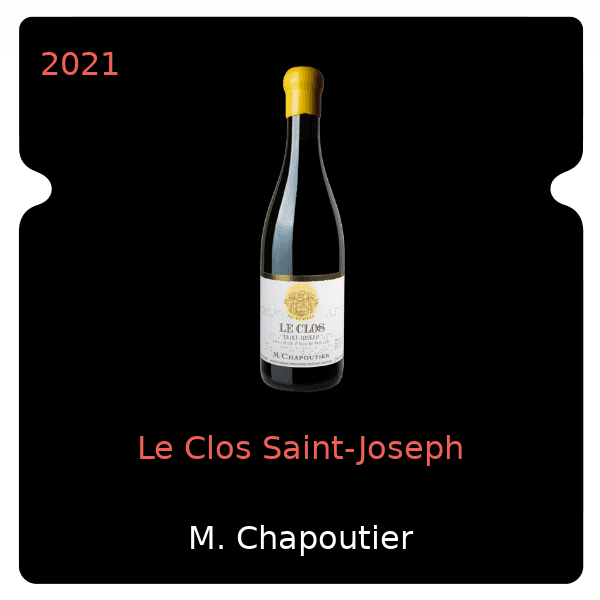 M. Chapoutier Le Clos Saint-Joseph 2021