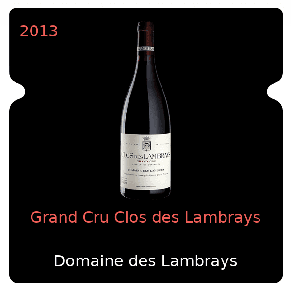 Lambrays Grand Cru Clos des Lambrays 2013