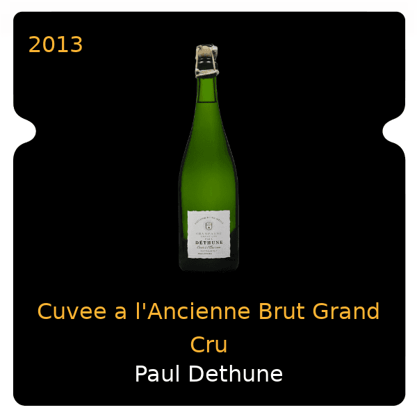 Paul Dethune Cuvee a l'Ancienne Brut Grand Cru 2013